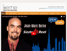 Tablet Screenshot of bernemediaenterprises.com